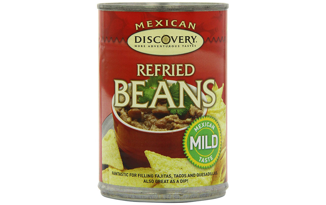 Mexican Discovery Refried Beans - Mild   Tin  415 grams